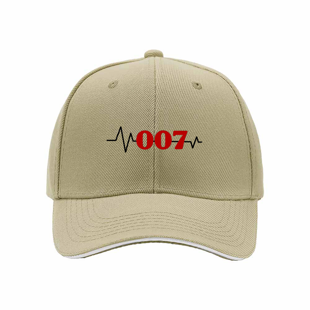 007 Heartbeat Logo Men's Baseball Cap Gift - Image 4