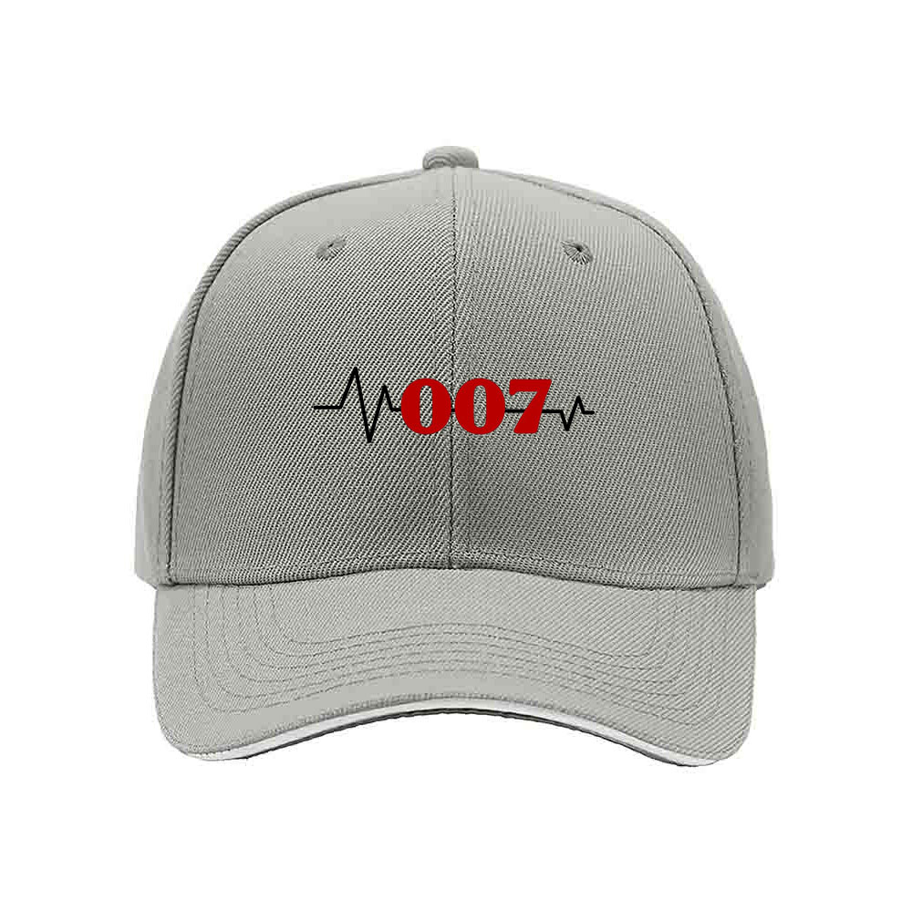 007 Heartbeat Logo Men's Baseball Cap Gift - Image 7