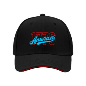 1776 America Men's Baseball Cap Patriotic Gift Hat