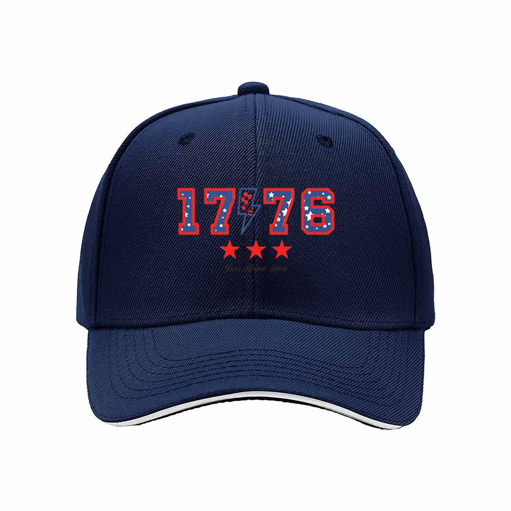 1776 American Flag Baseball Cap Men Women Patriotic Hat Gift - Image 2