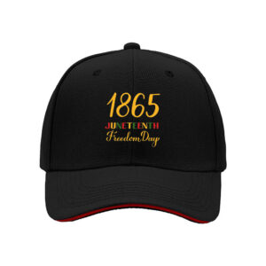 1865 Juneteenth Freedom Day Men's Baseball Cap Gift