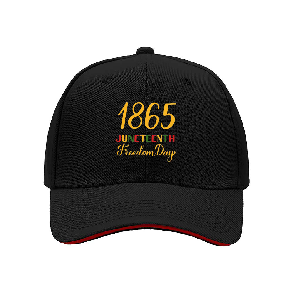 1865 Juneteenth Freedom Day Men's Baseball Cap Gift