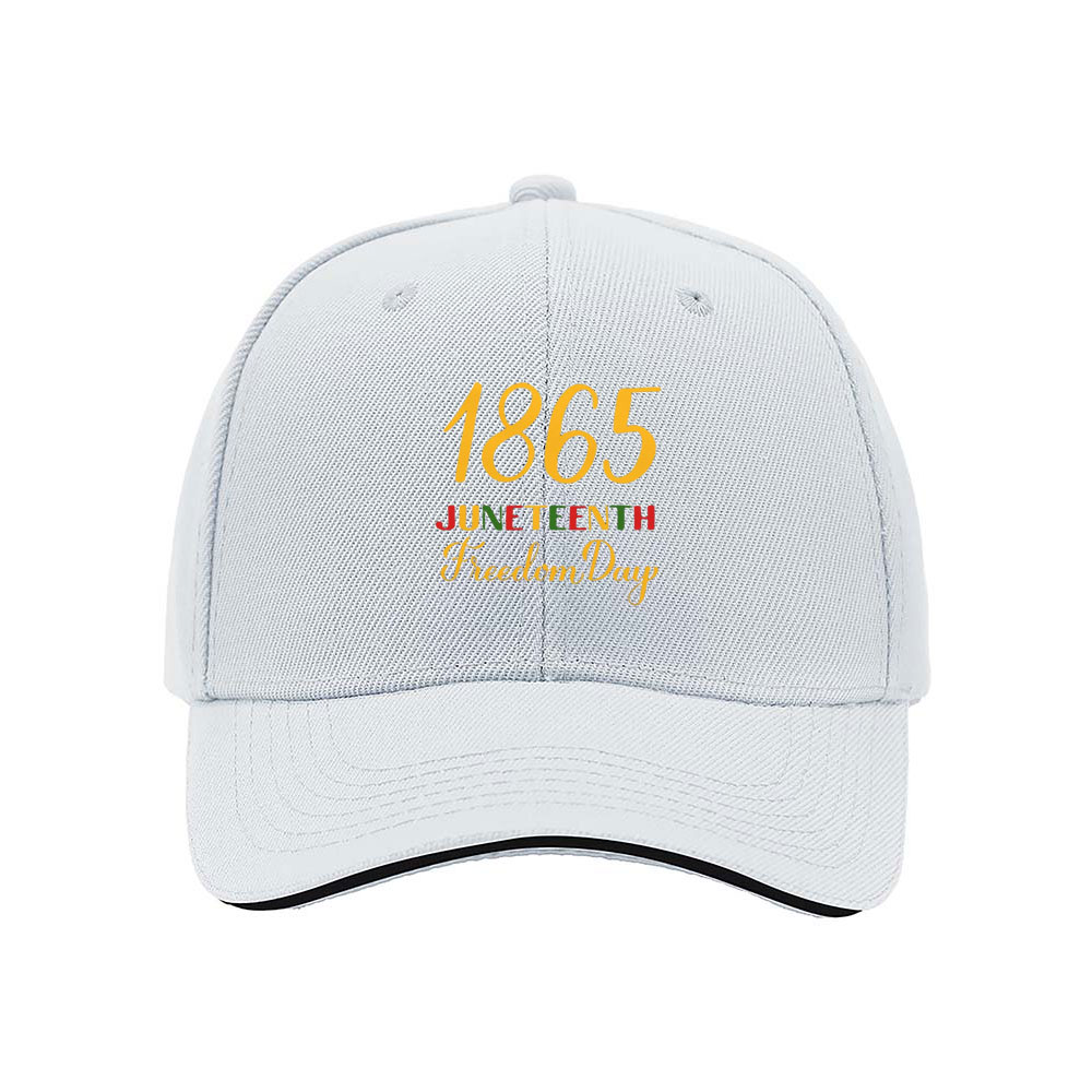 1865 Juneteenth Freedom Day Men's Baseball Cap Gift - Image 5