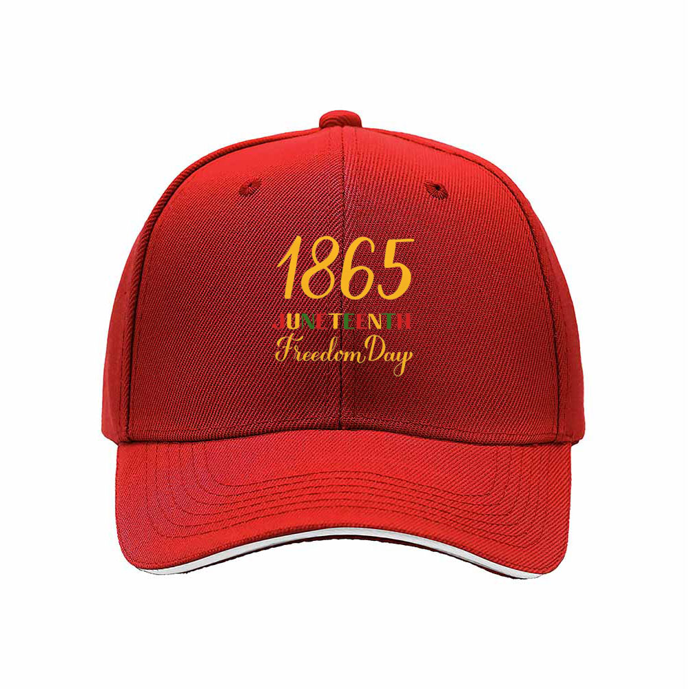 1865 Juneteenth Freedom Day Men's Baseball Cap Gift - Image 6