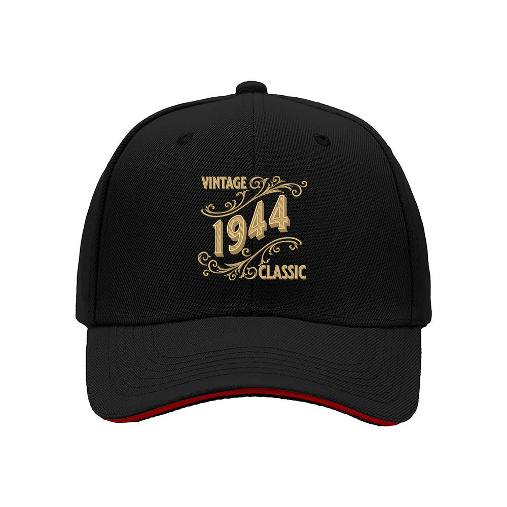 Vintage 1944 Classic Men's Baseball Cap Birthday Gift