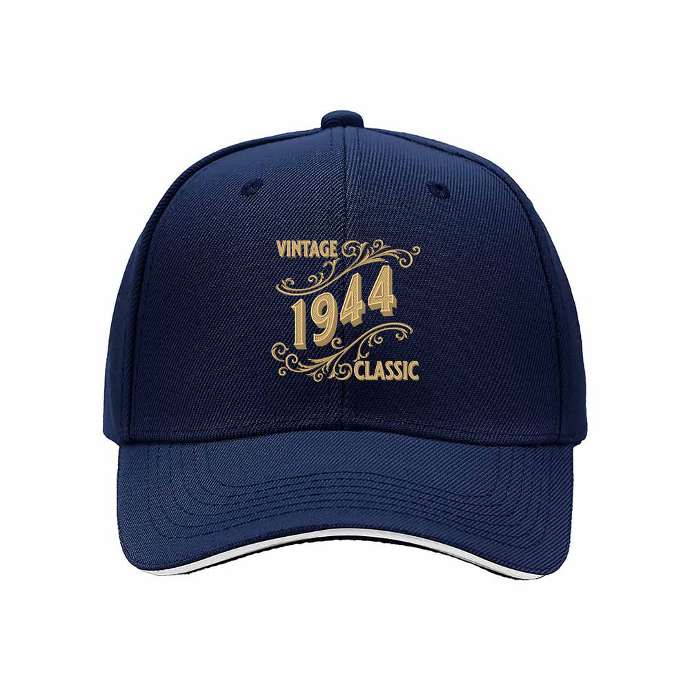 Vintage 1944 Classic Men's Baseball Cap Birthday Gift - Image 2