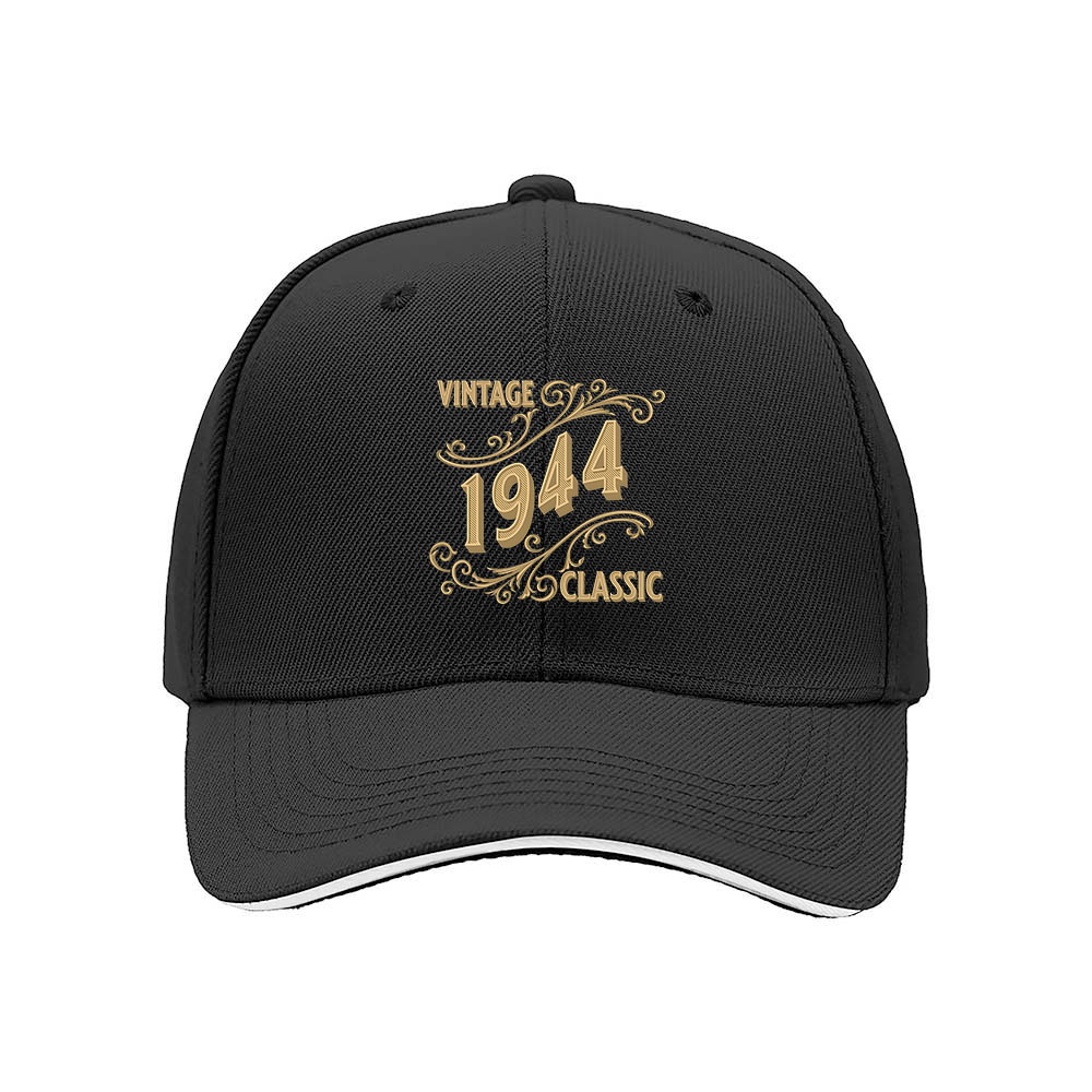 Vintage 1944 Classic Men's Baseball Cap Birthday Gift - Image 3