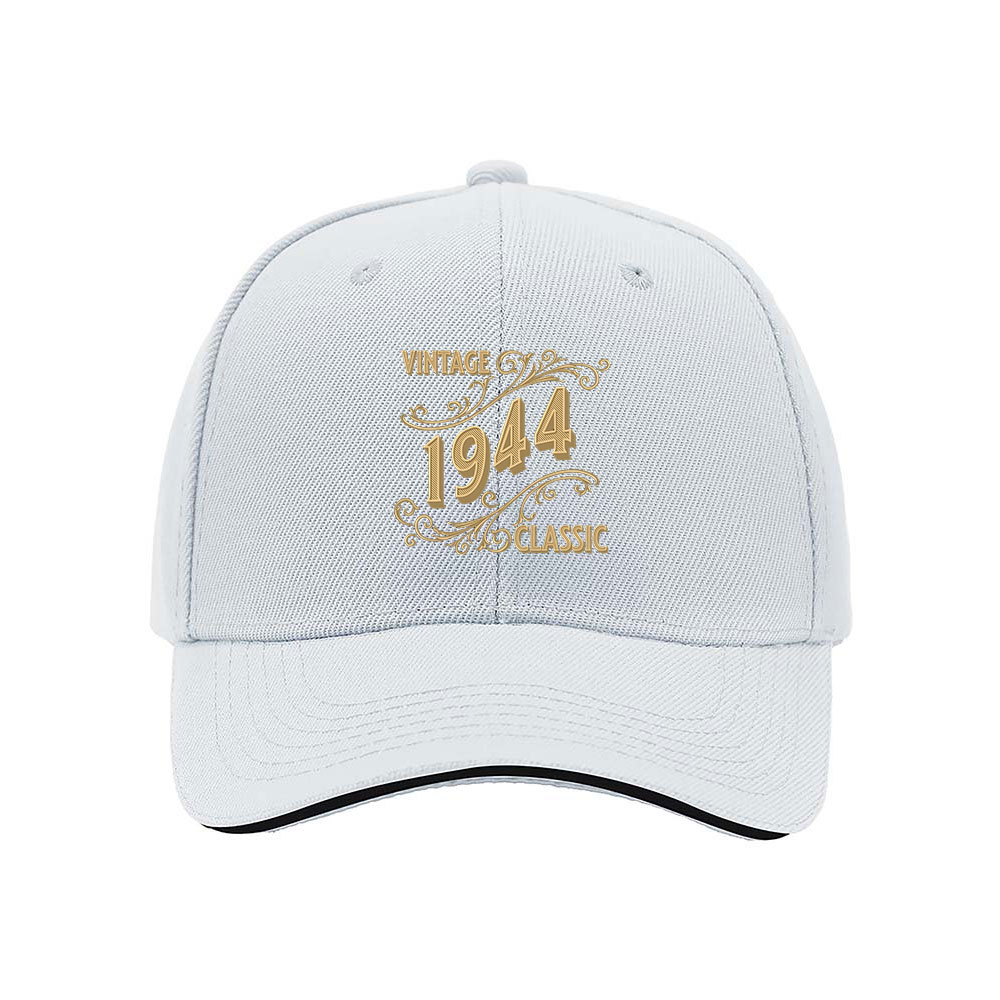 Vintage 1944 Classic Men's Baseball Cap Birthday Gift - Image 5