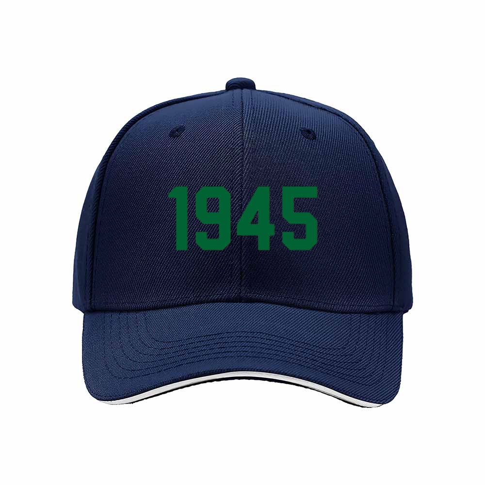 1945 Green Print Men's Baseball Cap Classic Gift Hat - Image 2