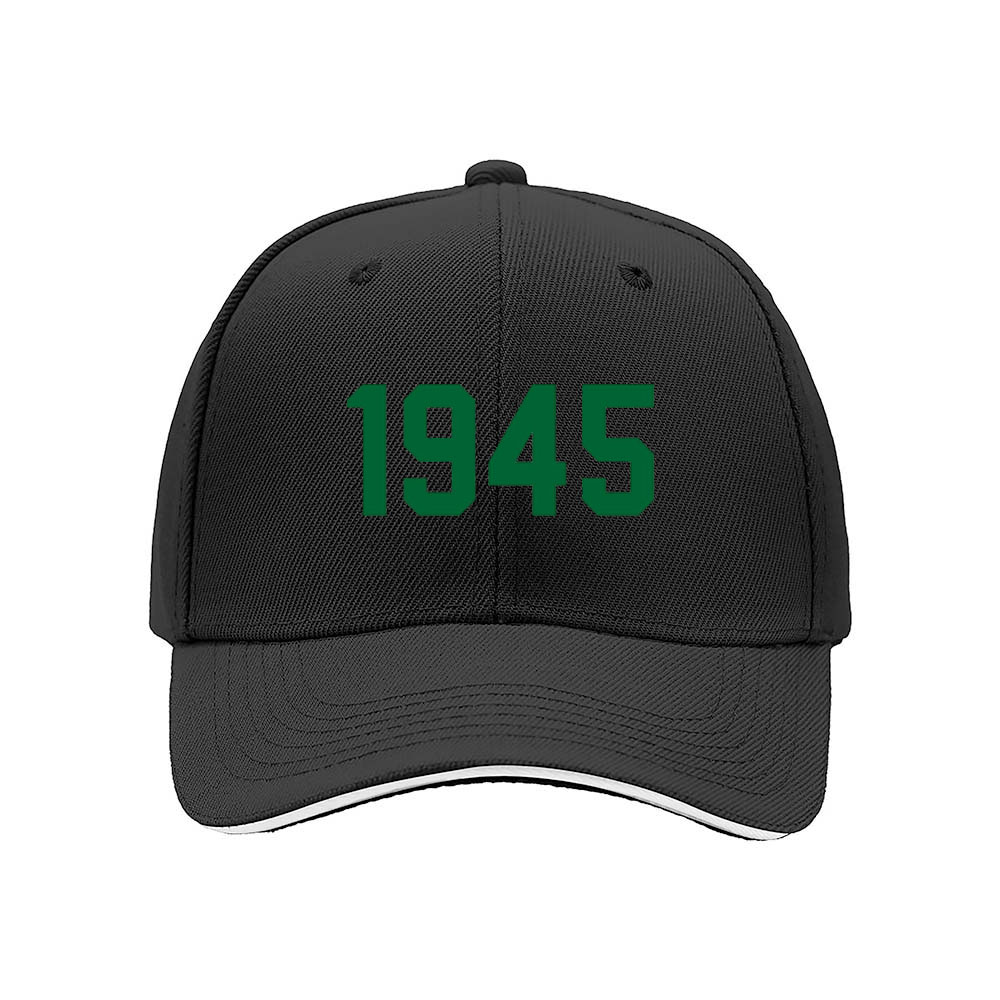 1945 Green Print Men's Baseball Cap Classic Gift Hat - Image 3