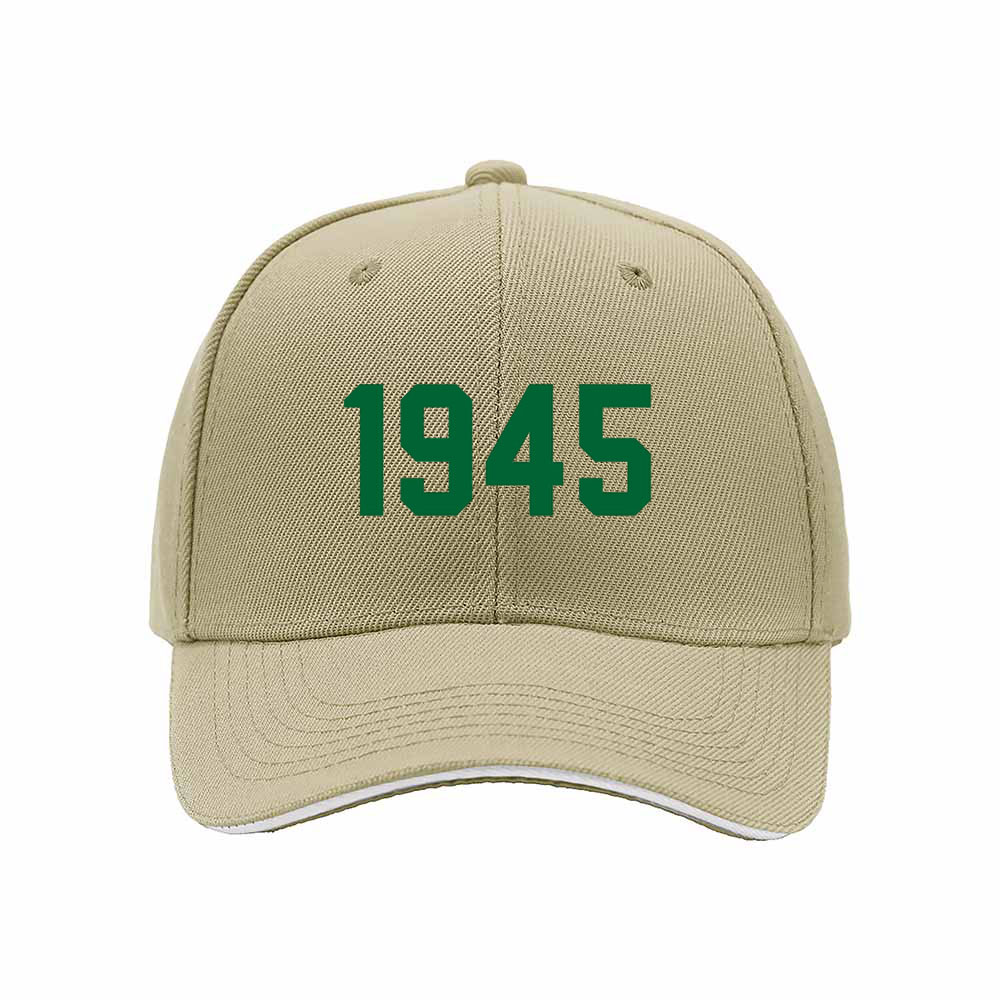 1945 Green Print Men's Baseball Cap Classic Gift Hat - Image 4