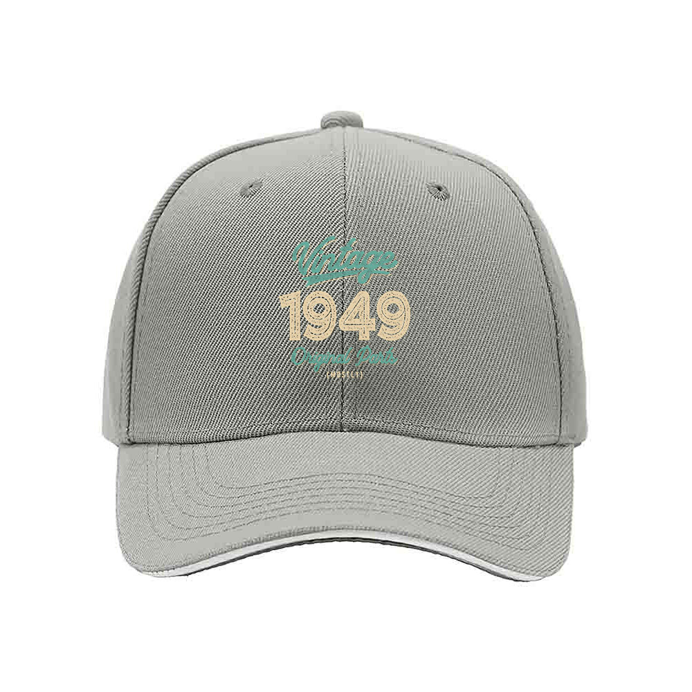 Vintage 1949 Original Parts Men's Baseball Cap Birthday Gift - Image 7