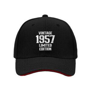 Vintage 1957 Limited Edition Men's Baseball Cap Gift for Him