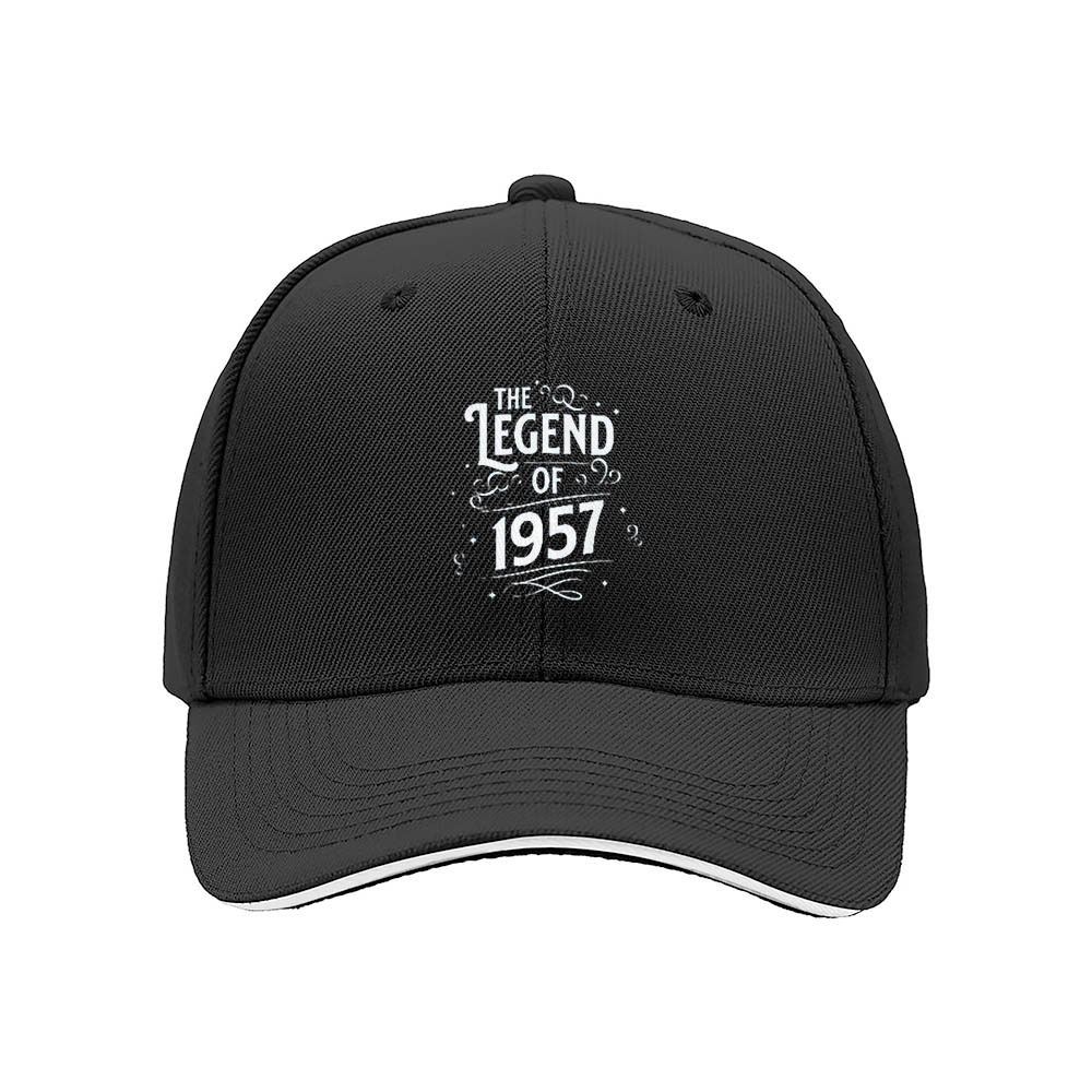 The Legend of 1957 Men's Baseball Cap Birthday Gift Hat - Image 3
