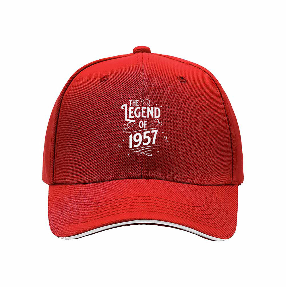 The Legend of 1957 Men's Baseball Cap Birthday Gift Hat - Image 6