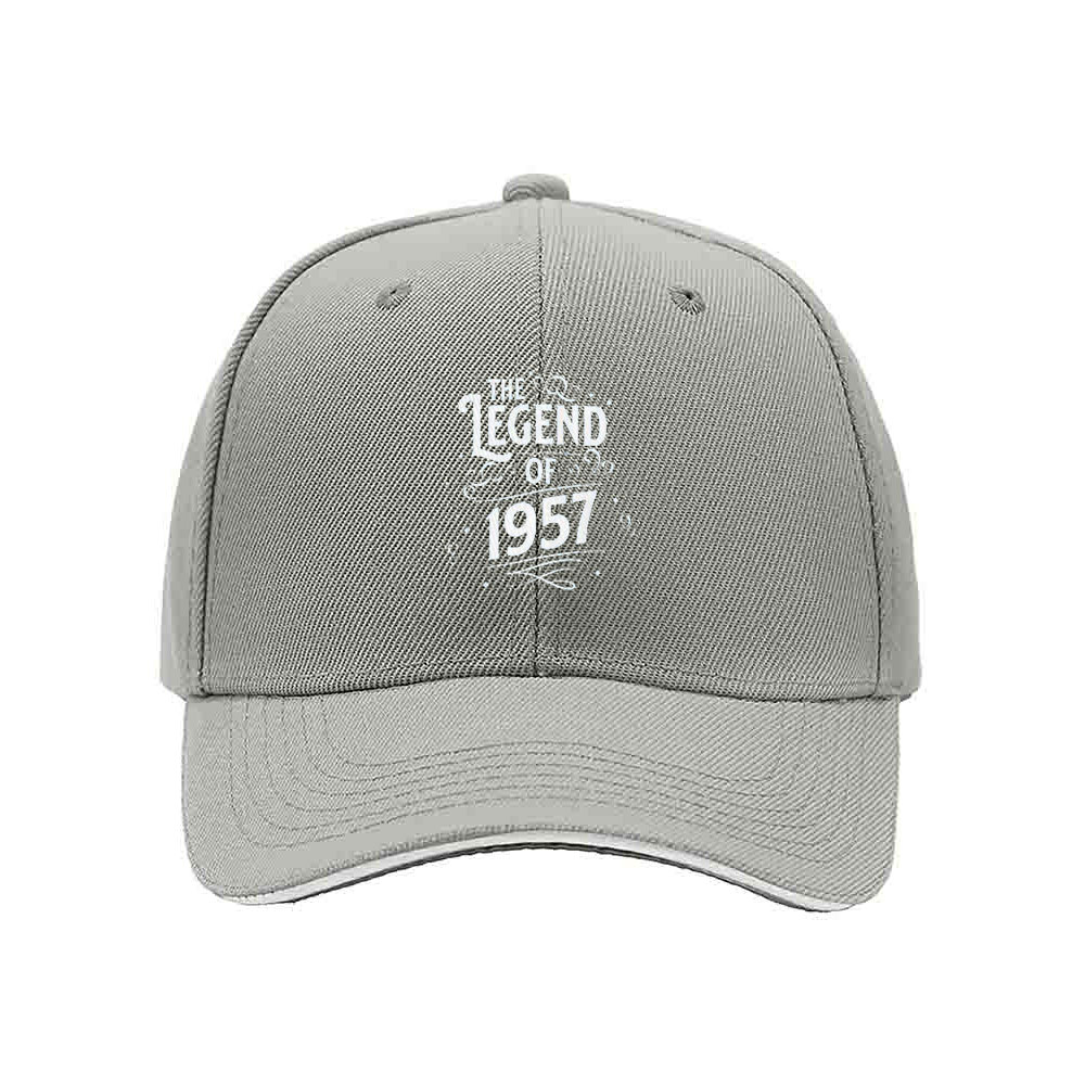 The Legend of 1957 Men's Baseball Cap Birthday Gift Hat - Image 7