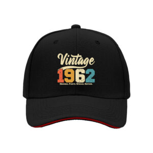 Vintage 1962 Men's Baseball Cap Birthday Gift for Him