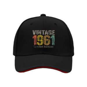 Vintage 1961 Limited Edition Men's Baseball Cap Gift