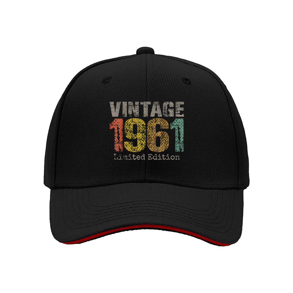 Vintage 1961 Limited Edition Men's Baseball Cap Gift