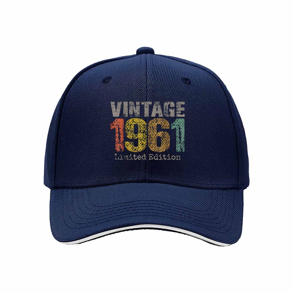 Vintage 1961 Limited Edition Men's Baseball Cap Gift - Image 2