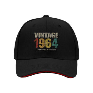 Vintage 1964 Limited Edition Men's Baseball Cap Gift