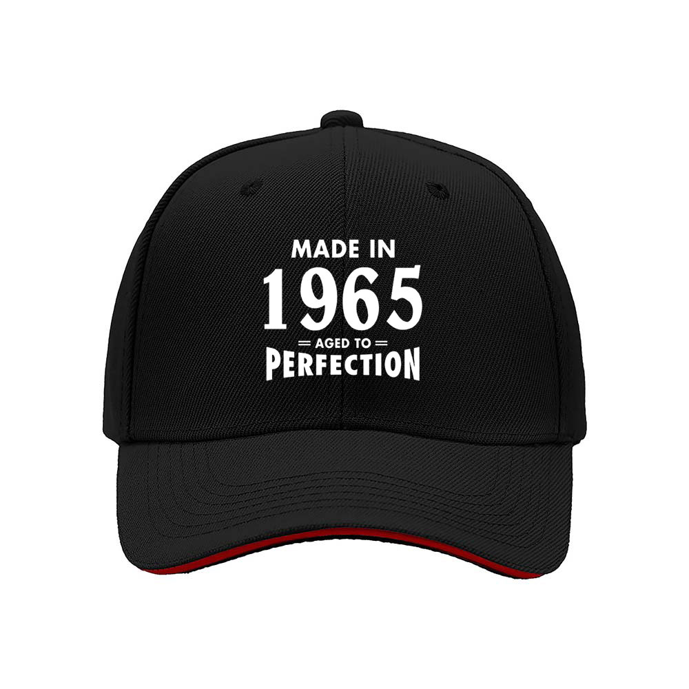 Made in 1965 Aged to Perfection Men's Baseball Cap Gift