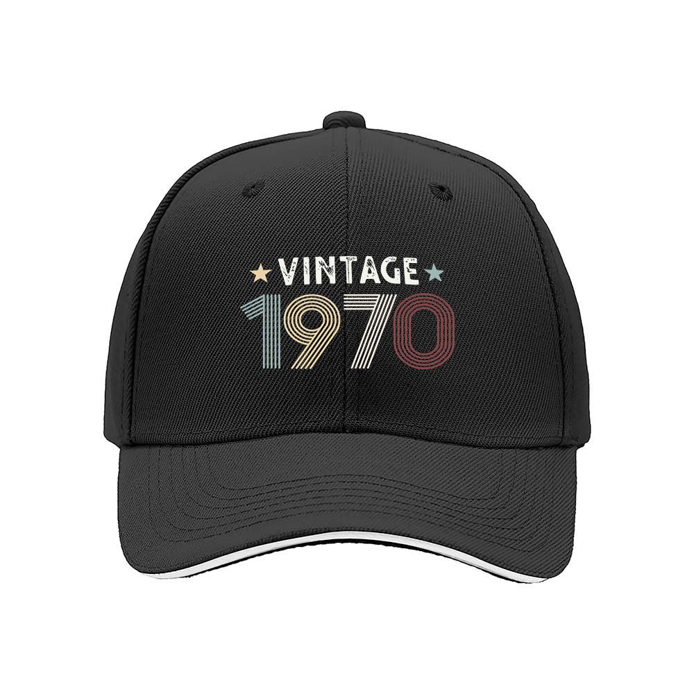 Vintage 1970 Men's Baseball Cap Birthday Gift Retro Hat - Image 3