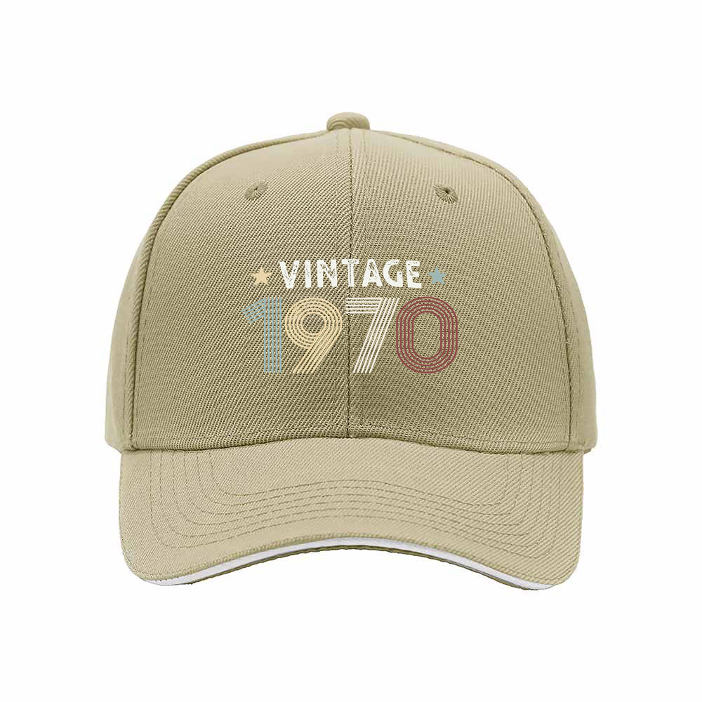 Vintage 1970 Men's Baseball Cap Birthday Gift Retro Hat - Image 4