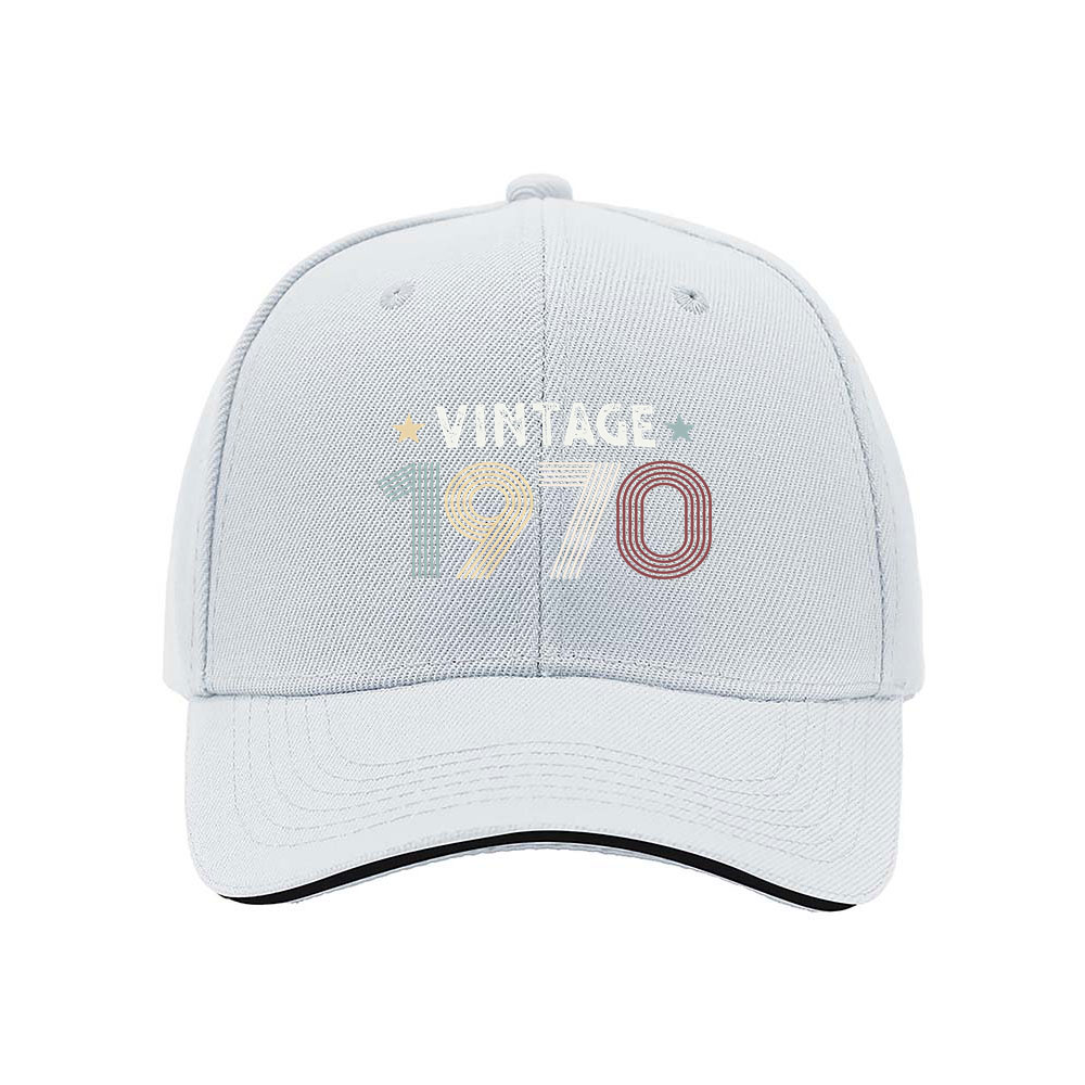 Vintage 1970 Men's Baseball Cap Birthday Gift Retro Hat - Image 5