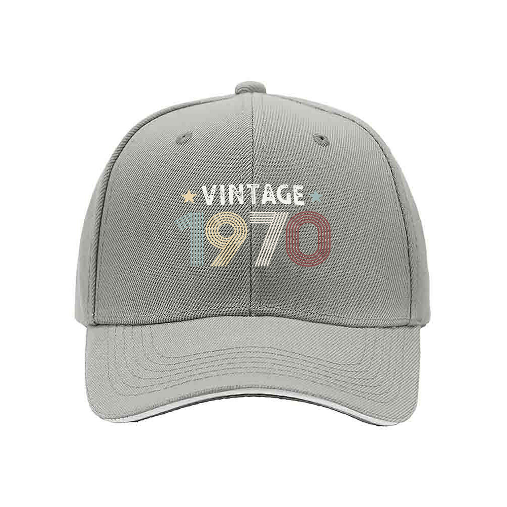 Vintage 1970 Men's Baseball Cap Birthday Gift Retro Hat - Image 7