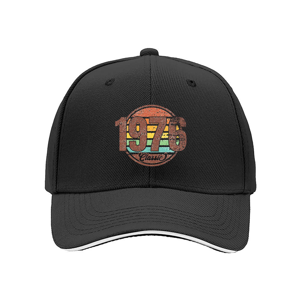 1976 Classic Vintage Logo Men's Baseball Cap Birthday Gift - Image 3