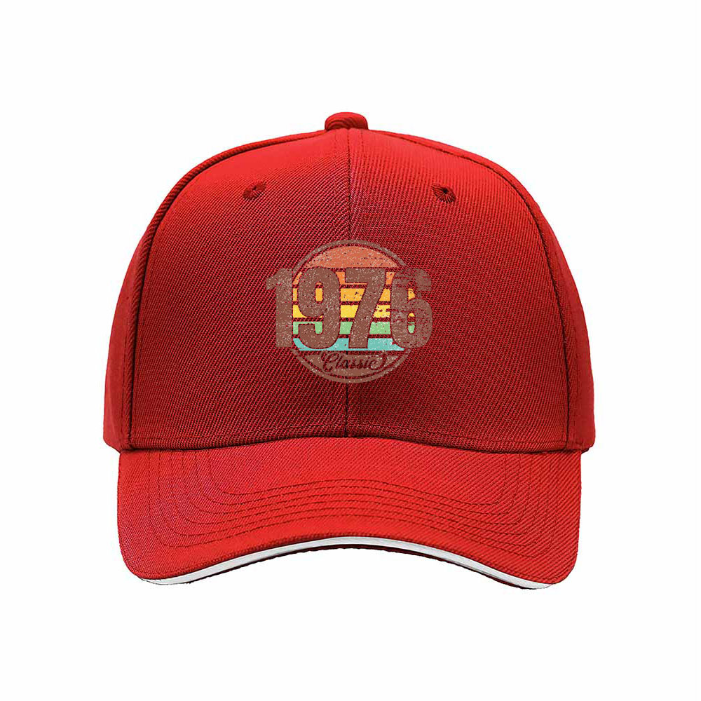 1976 Classic Vintage Logo Men's Baseball Cap Birthday Gift - Image 6