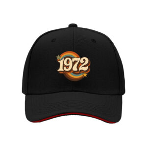 1972 Retro Birthday Gift Men's Baseball Cap