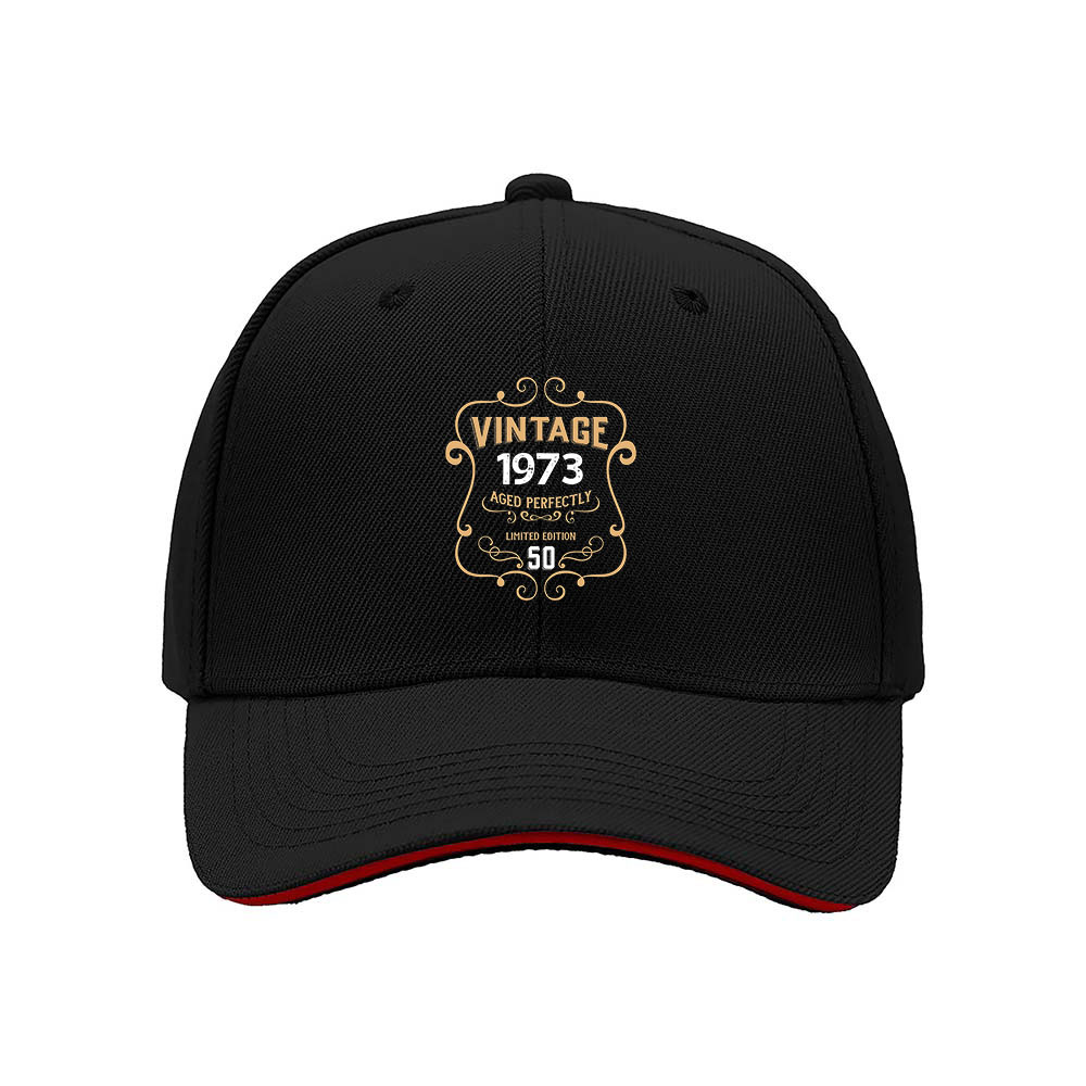 Vintage 1973 50th Birthday Men's Baseball Cap Gift for Him