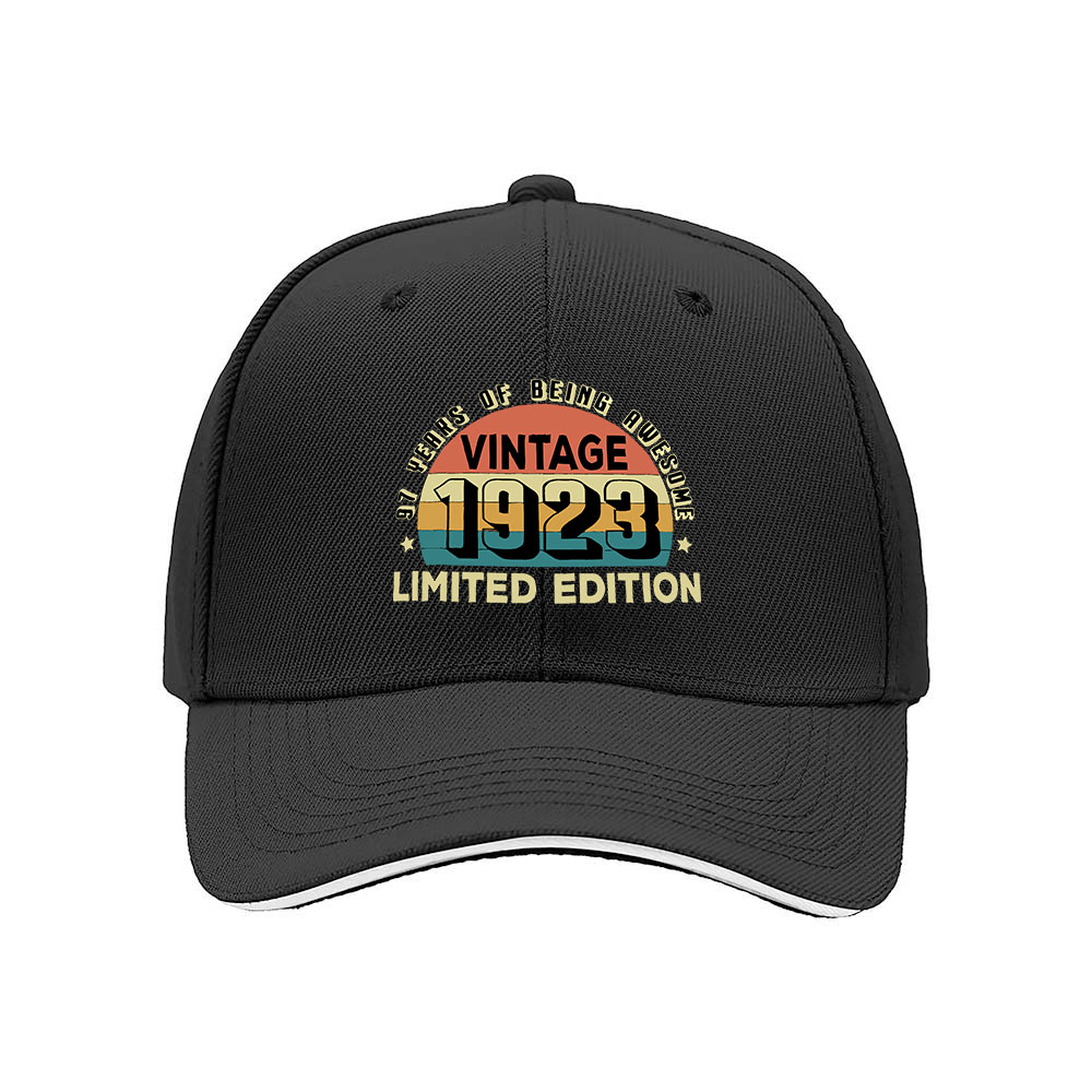 Vintage 1923 Limited Edition Men's Baseball Cap Birthday Gift - Image 3