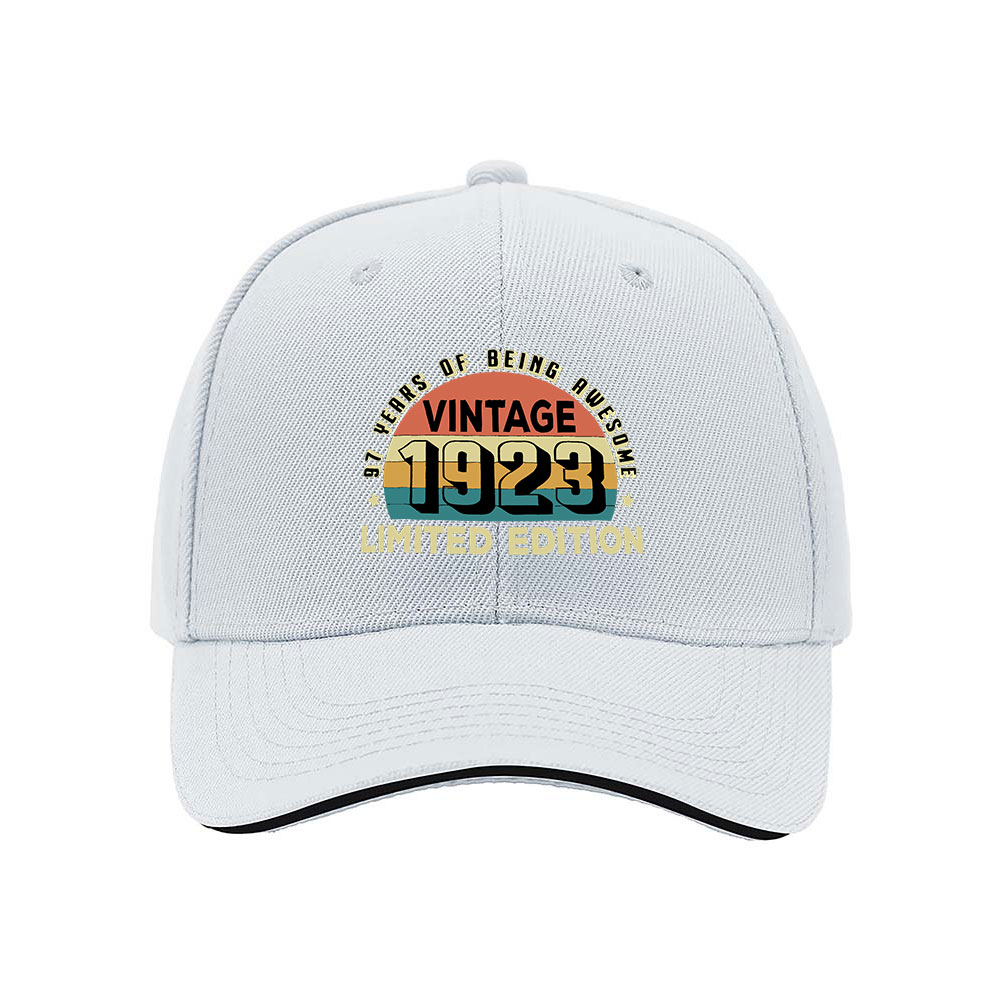 Vintage 1923 Limited Edition Men's Baseball Cap Birthday Gift - Image 5