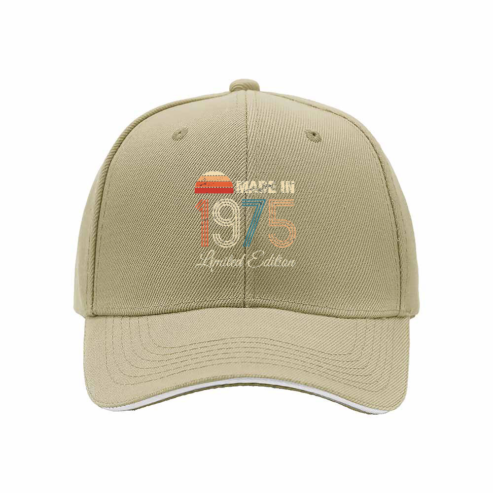 Made in 1975 Limited Edition Men's Baseball Cap Gift - Image 4