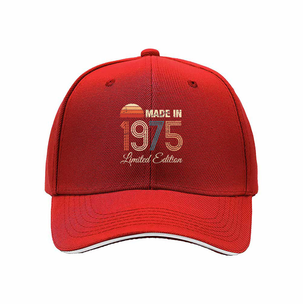 Made in 1975 Limited Edition Men's Baseball Cap Gift - Image 6