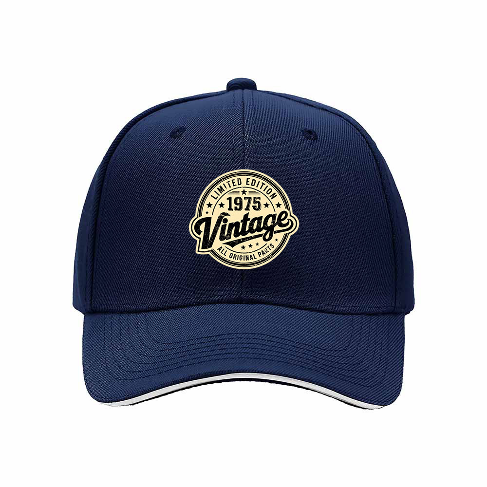 Vintage 1975 Limited Edition Men's Baseball Cap Gift - Image 2