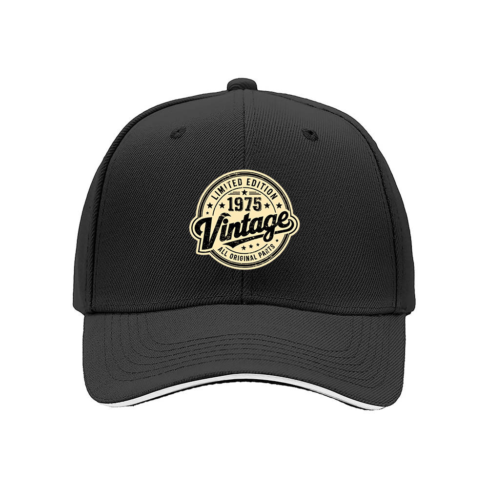 Vintage 1975 Limited Edition Men's Baseball Cap Gift - Image 3