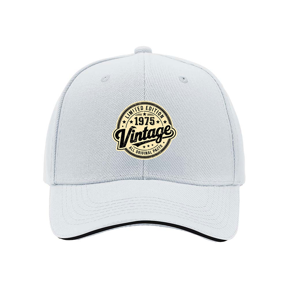 Vintage 1975 Limited Edition Men's Baseball Cap Gift - Image 5