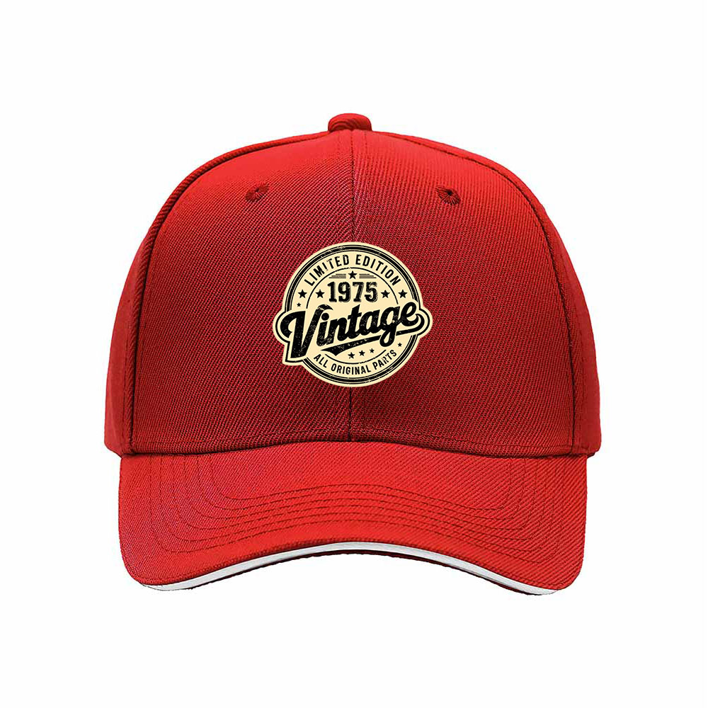 Vintage 1975 Limited Edition Men's Baseball Cap Gift - Image 6