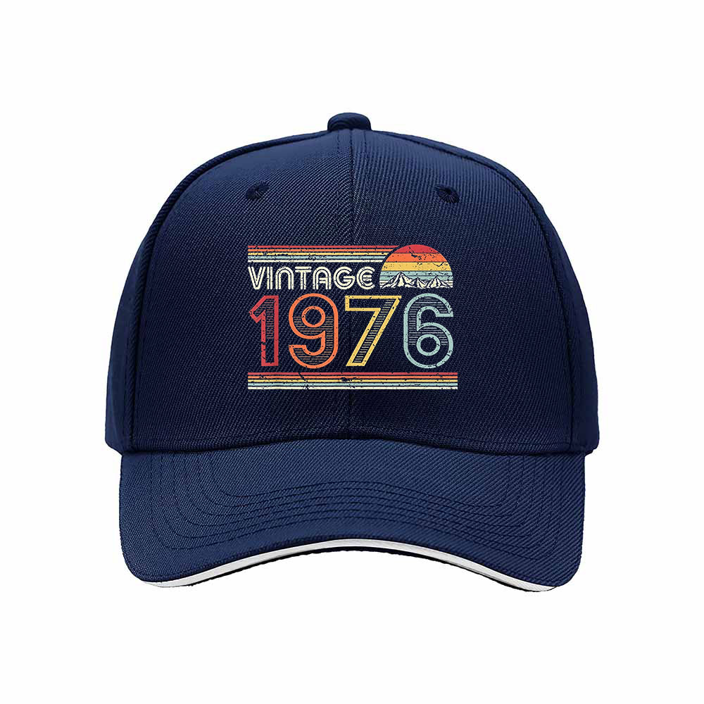 Vintage 1976 Men's Baseball Cap Retro Birthday Gift Hat - Image 2