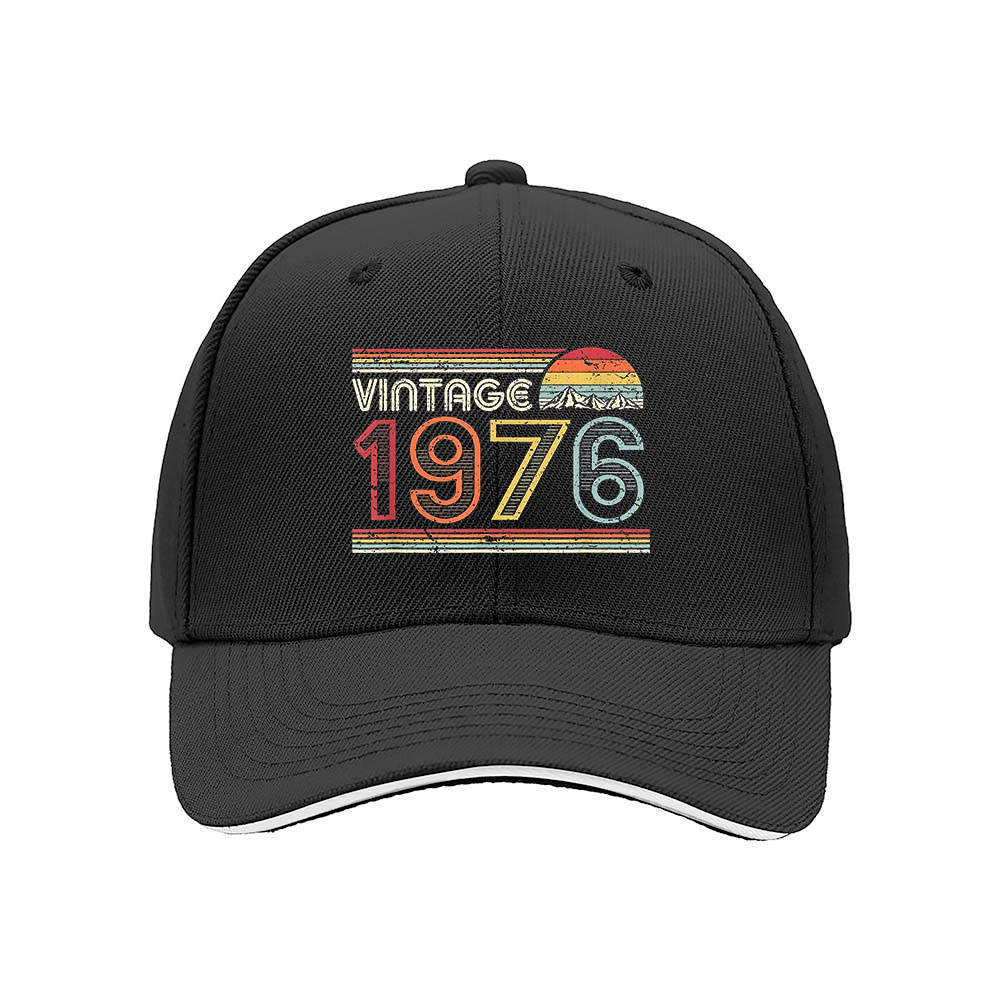 Vintage 1976 Men's Baseball Cap Retro Birthday Gift Hat - Image 3