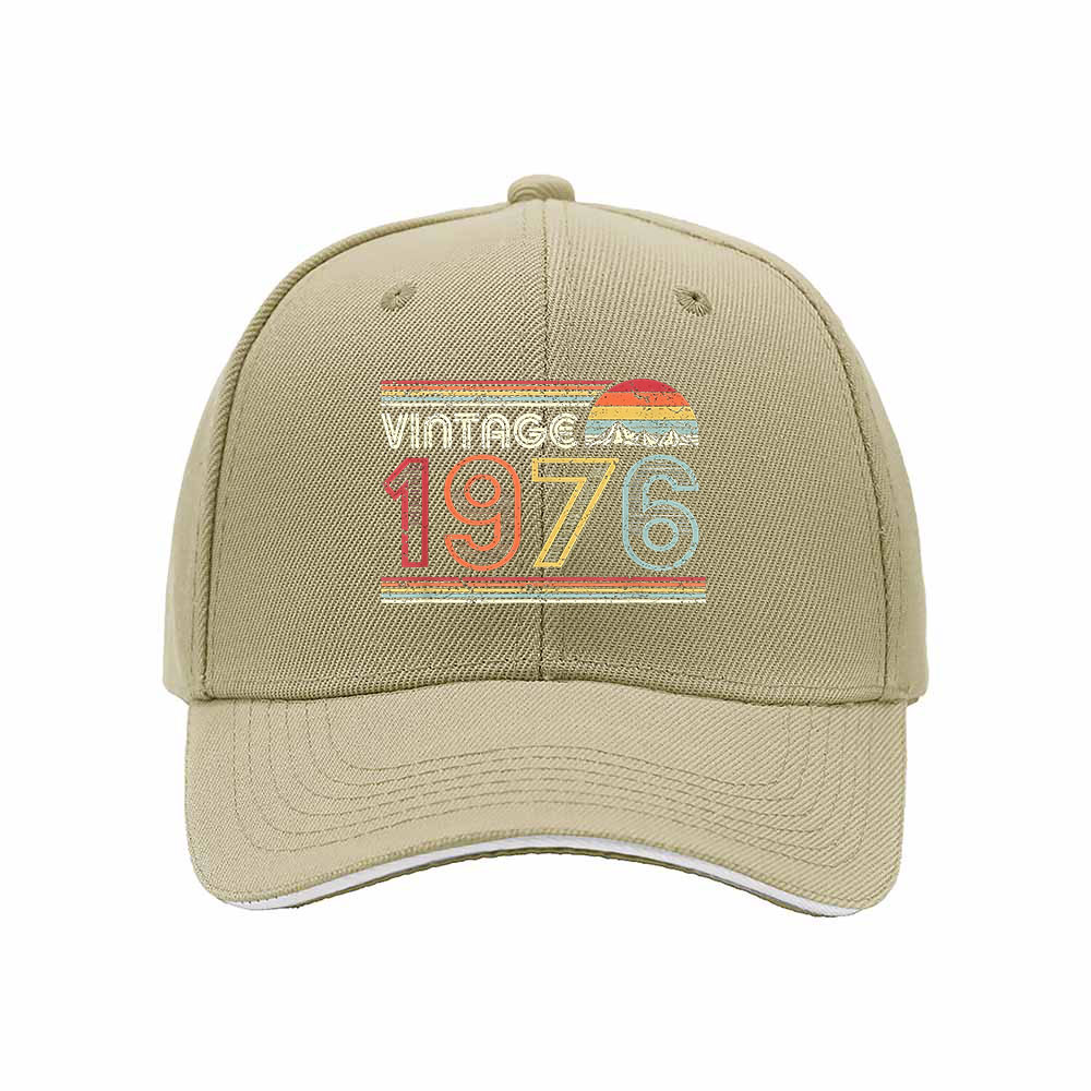 Vintage 1976 Men's Baseball Cap Retro Birthday Gift Hat - Image 4