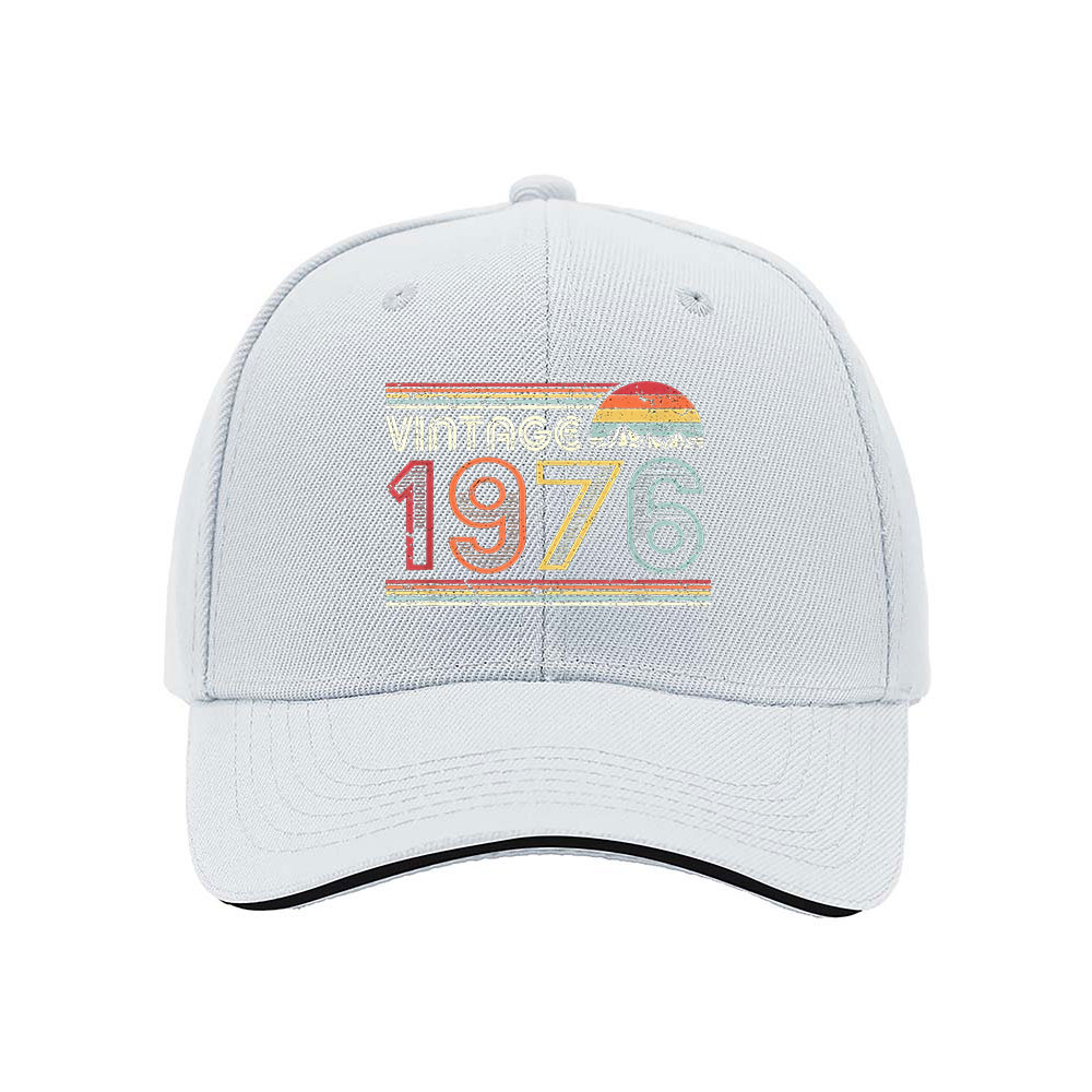 Vintage 1976 Men's Baseball Cap Retro Birthday Gift Hat - Image 5