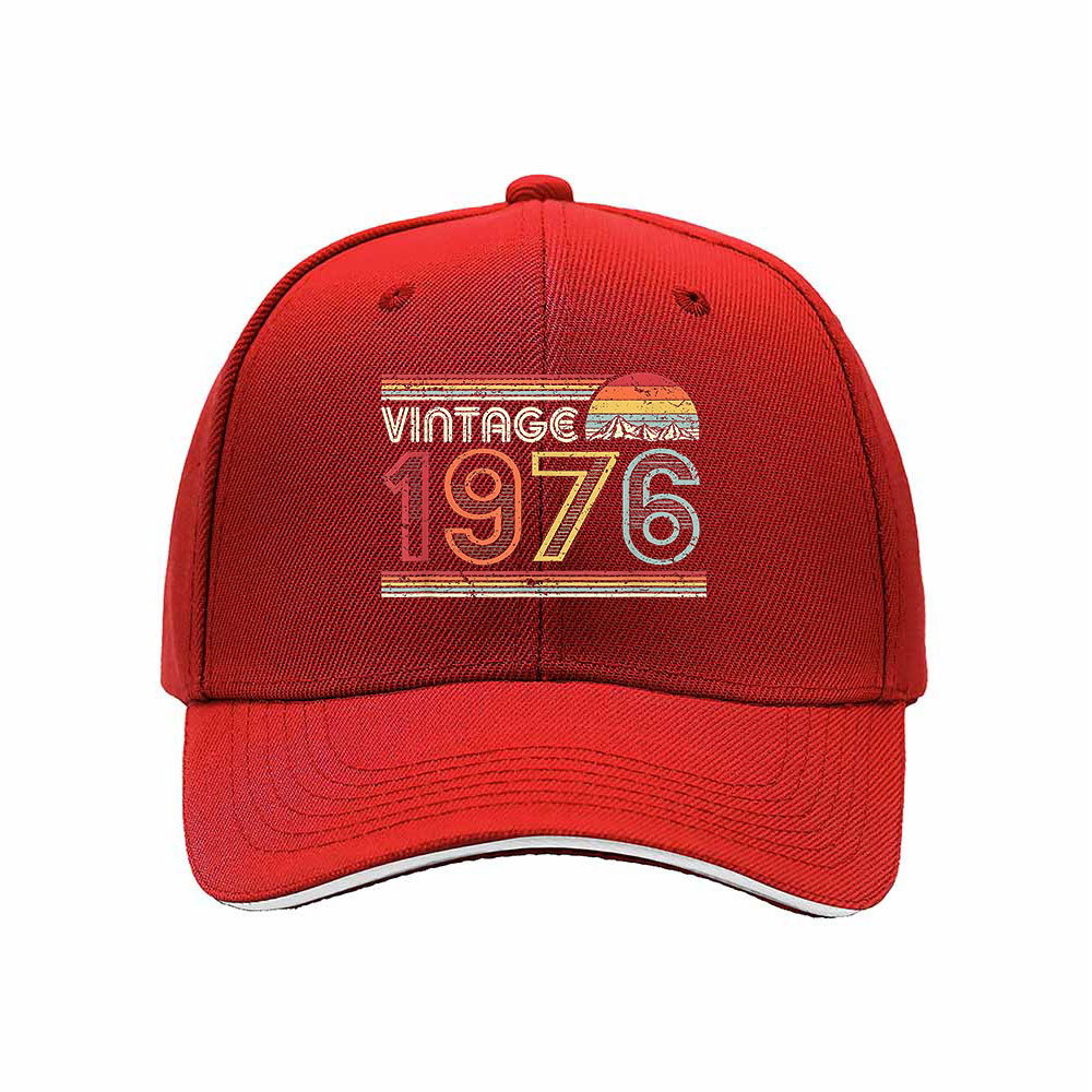 Vintage 1976 Men's Baseball Cap Retro Birthday Gift Hat - Image 6