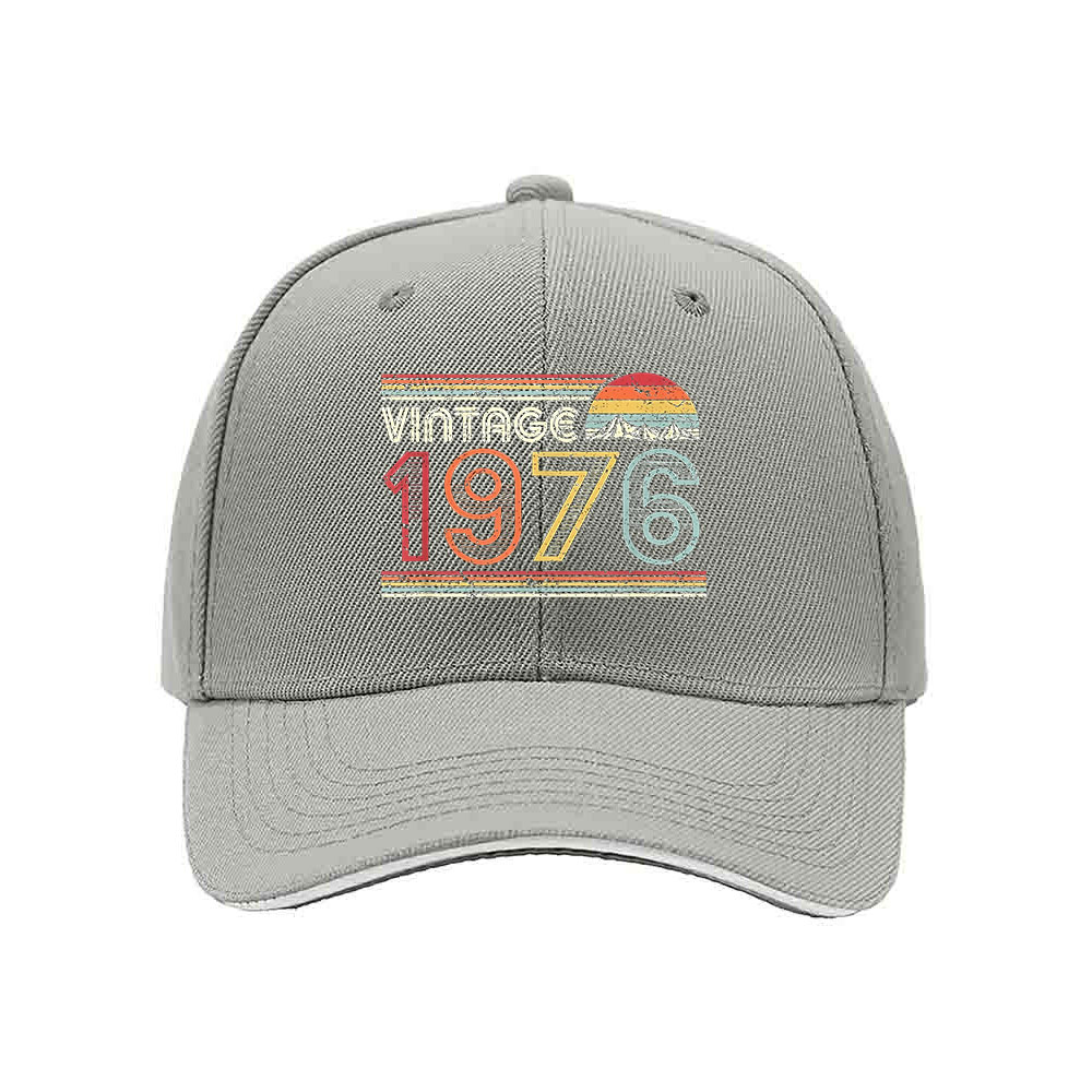 Vintage 1976 Men's Baseball Cap Retro Birthday Gift Hat - Image 7