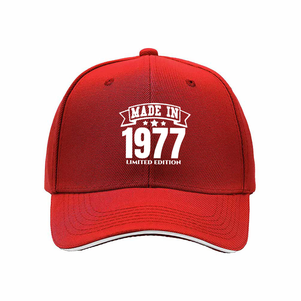 Made in 1977 Limited Edition Men's Baseball Cap Gift - Image 6