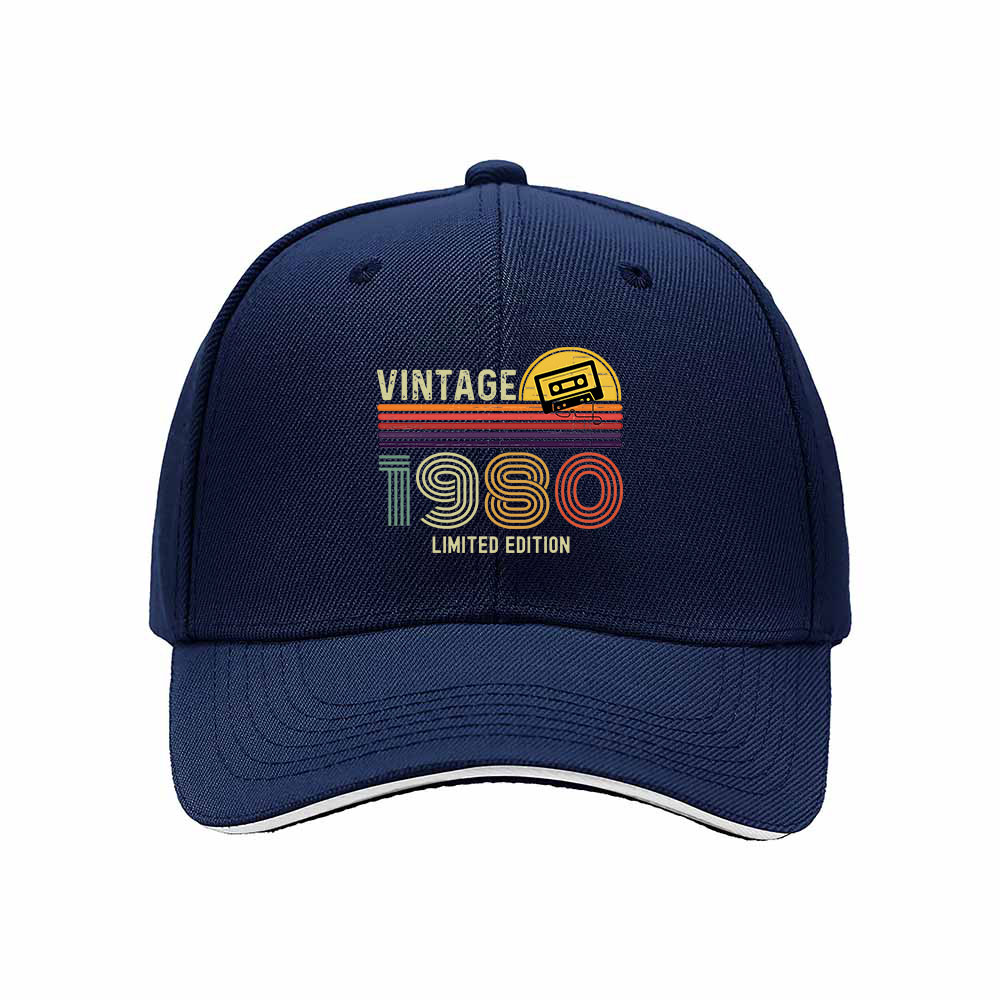 Vintage 1980s Retro Baseball Cap Men Women Limited Edition Gift - Image 2